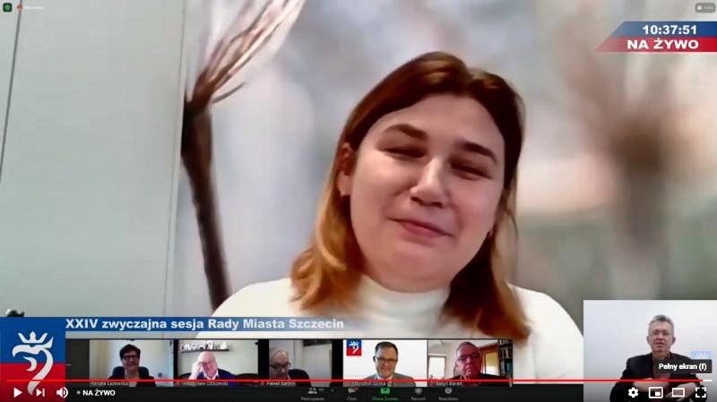 Szczecin: Maja Kamińska-Kołota, Mecenasem Osób Niepełnosprawnych