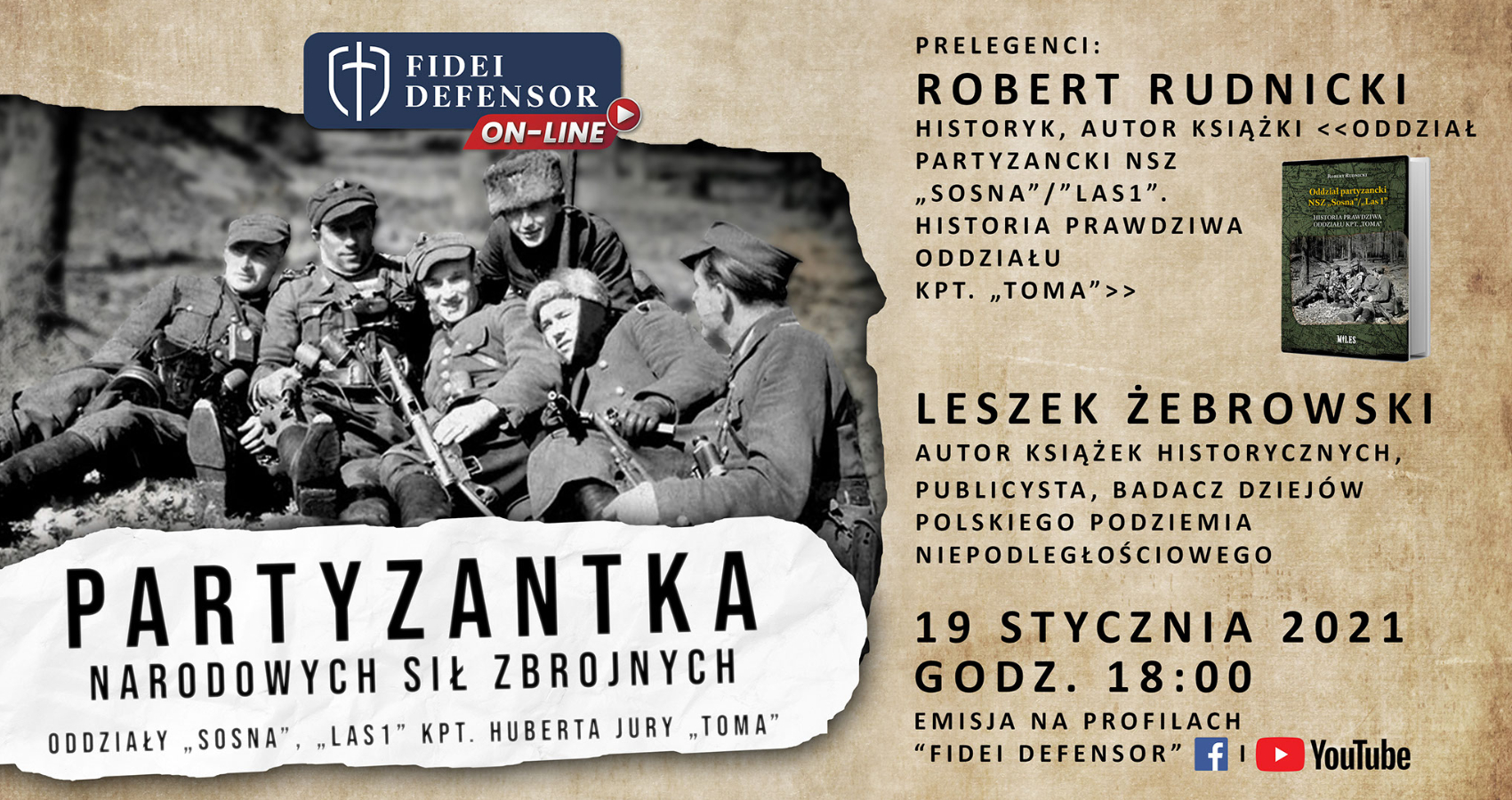 W Fidei Defensor o partyzantce Narodowych Sił Zbrojnych