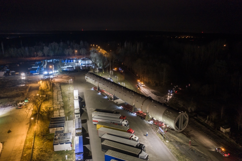 Police: Jedno z kluczowych urządzeń instalacji Polimery Police jest już na placu budowy