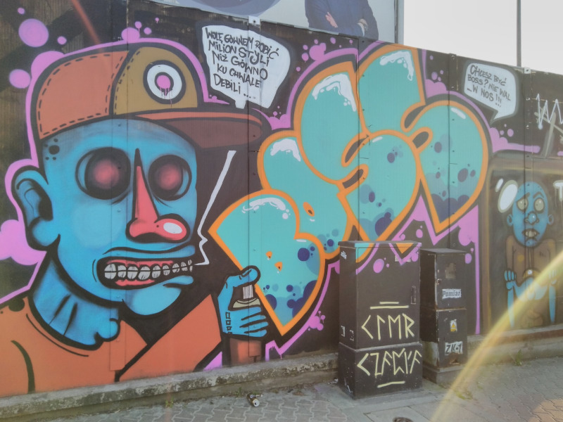 Ogromne graffiti przy ul. Taczaka w Szczecinie [ZDJĘCIA]