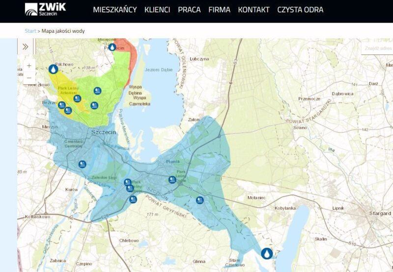 Jakość wody w Szczecinie jest na bieżąco monitorowana