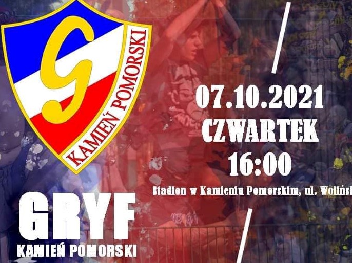 Kamień Pomorski: Dziś Gryf zagra z Pogonią Szczecin