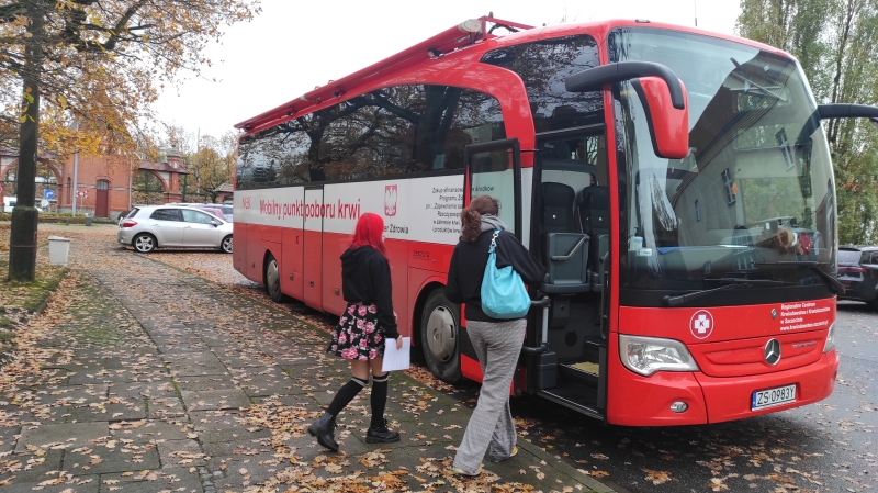 Szczecin: Portowcy oddali 10,5 litra krwi