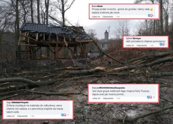 Zniszczenia po orkanie. Mieszkańcy chcą pomóc na Szmaragdowym