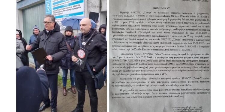 Szpital zobowiązuje pracowników do szczepień