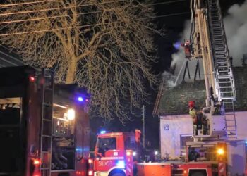 Ukraińscy uchodźcy pomagają polskiej rodzinie