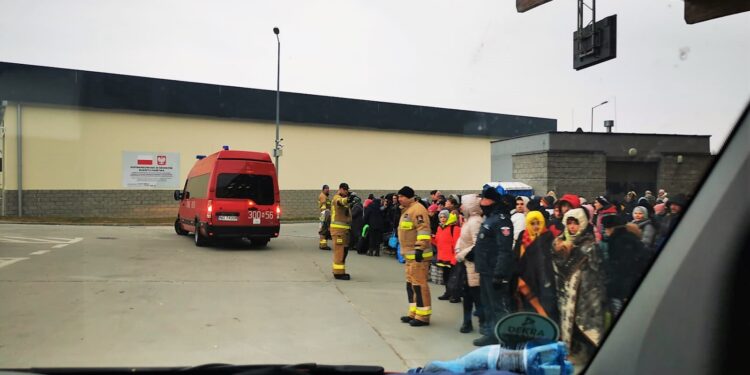 Szczecińscy strażacy na granicy