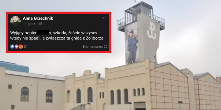 Kontrowersyjny wpis pracownicy Muzeum Powstania Warszawskiego.