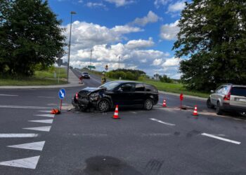 Niebezpieczne skrzyżowanie w Motańcu