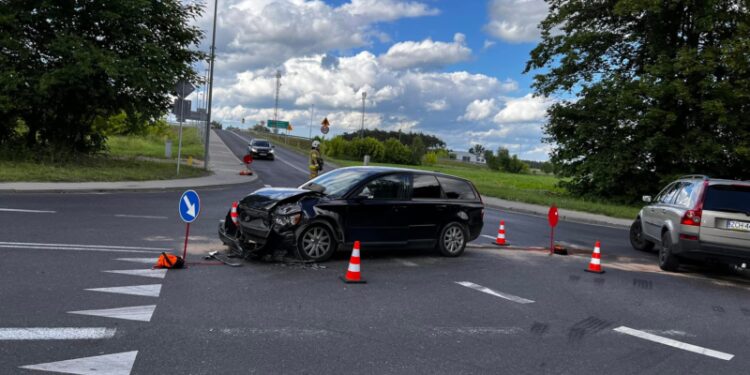 Niebezpieczne skrzyżowanie w Motańcu