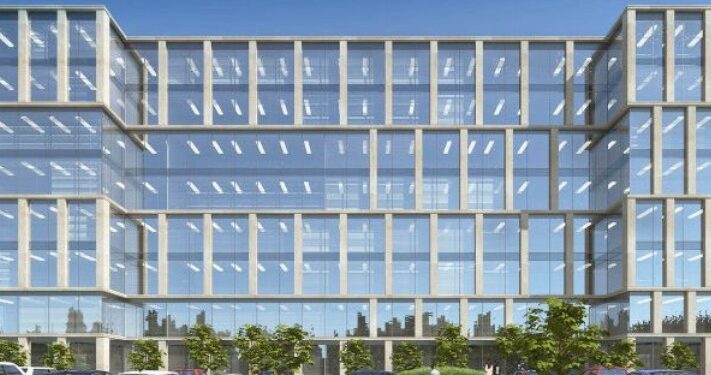Ma być jeszcze wyższy. Baltic Business Park będzie największym kompleksem biurowym w Szczecinie.
