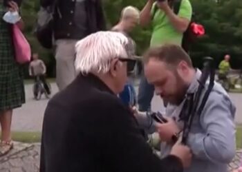 Awantura i rękoczyny podczas wizyty Donalda Tuska