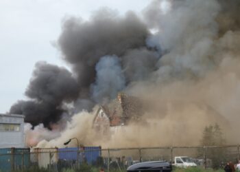 Pożar w szczecińskim porcie ugaszony [WIDEO]