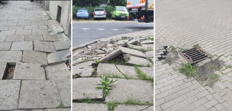 Szczecin: Fatalny stan chodników w mieście. O tragedię łatwo na każdym kroku!