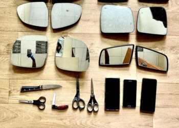 Ukradł lusterka samochodowe o wartości 68 tys. złotych. Został zatrzymany i usłyszał zarzuty