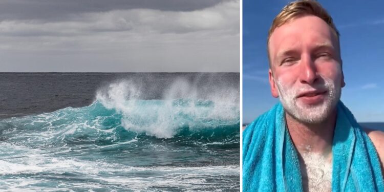 Bartłomiej Kubkowski kończy wyzwanie. Miał przepłynąć Bałtyk wpław w 60 godzin