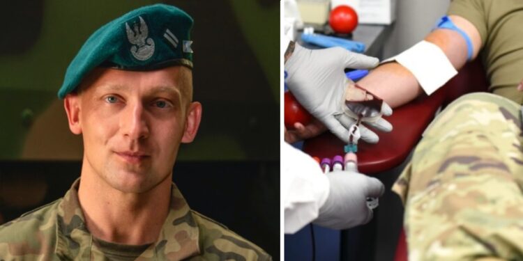 Pomaganie mają we krwi! Żołnierz „Błękitnej Brygady” oddał szpik choremu nastolatkowi