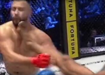 Stargardzianin brutalnie znokautowany na gali KSW