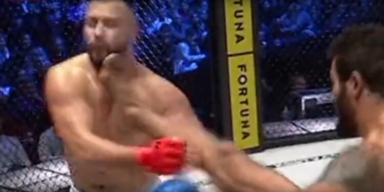 Stargardzianin brutalnie znokautowany na gali KSW