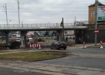 Pod prąd na Dworzec Główny w Szczecinie