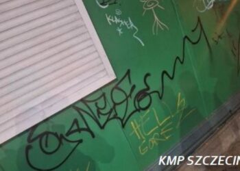 Szczecin: Bazgrali po kioskach i przystanku. Dzięki monitoringowi nie ominie ich kara