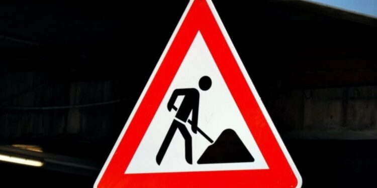 Remont nawierzchni drogi przy przejściu granicznym Rosówek