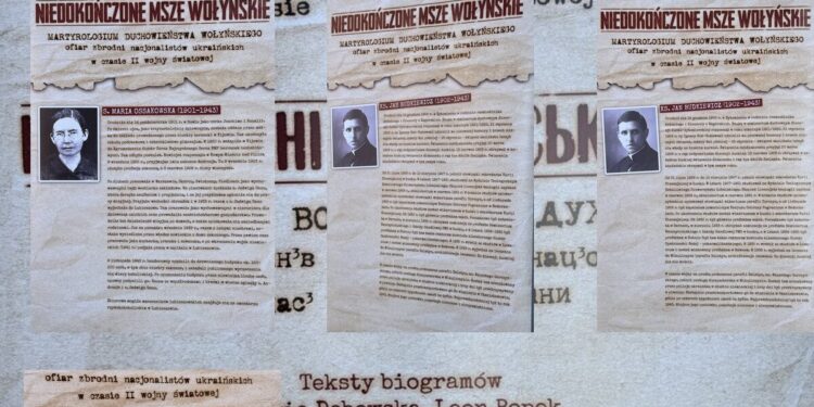 „Niedokończone Msze Wołyńskie” w Szczecinie. Wystawa i modlitwa w 83. rocznicę Krwawej Niedzieli
